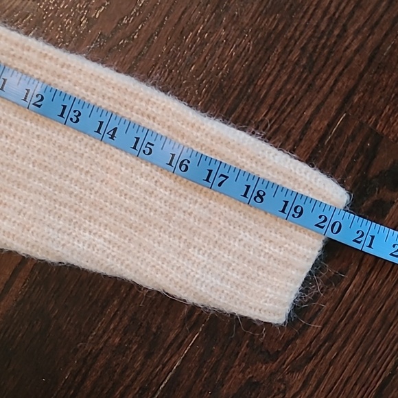 Madewell Havener Crewneck Cable Knit Oversized Boxy  Sweater Cream Wool Alpaca S - Picture 15 of 15